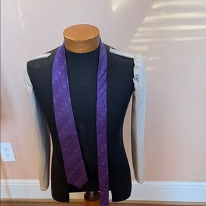 Classic Purple Patterned Men's Tie